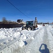 Чистка снега, подготовка строительной площадки для кладочных работ на объекте 2-й Сергейцевский пер.
